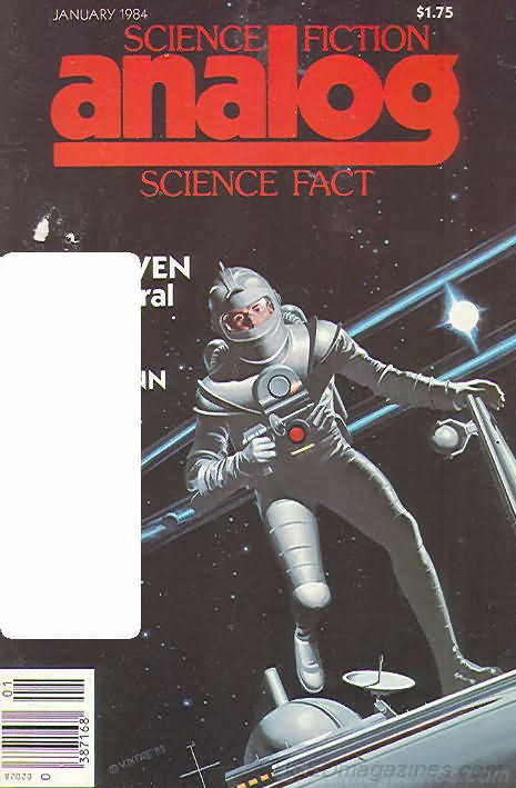Analog Science Fact & Fiction January 1984 January 1984 magazine back issue cover