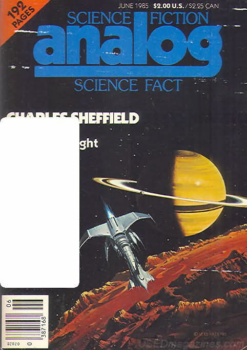Analog Science Fact & Fiction June 1985 June 1985 magazine back issue cover
