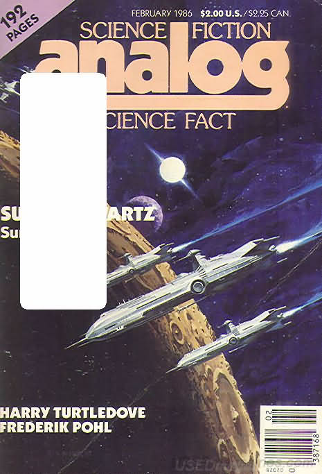 Analog Science Fact & Fiction February 1986 February 1986 magazine back issue cover