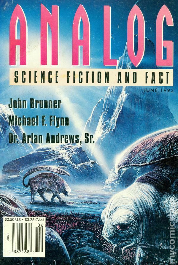 Analog Science Fact & Fiction June 1993 June 1993 magazine back issue cover