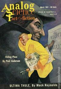 Analog Science Fact & Fiction March 1961 magazine back issue cover