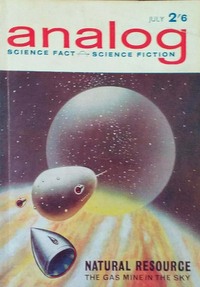 Analog Science Fact & Fiction July 1963 magazine back issue cover
