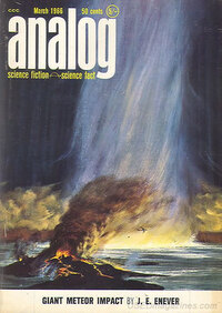 Analog Science Fact & Fiction March 1966 magazine back issue cover