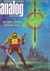 Analog Science Fact & Fiction September 1967 magazine back issue cover