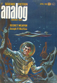 Analog Science Fact & Fiction April 1968 magazine back issue cover