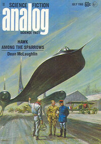 Analog Science Fact & Fiction July 1968 magazine back issue cover