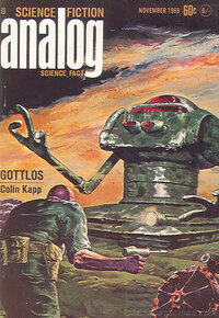 Analog Science Fact & Fiction November 1969 magazine back issue cover