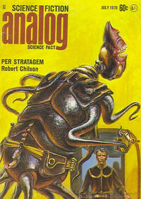 Analog Science Fact & Fiction July 1970 magazine back issue cover