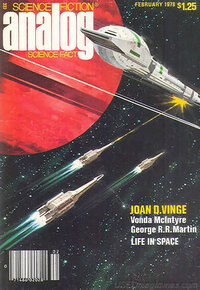 Analog Science Fact & Fiction February 1978 magazine back issue cover