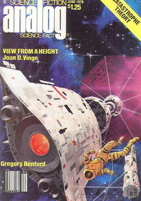 Analog Science Fact & Fiction June 1978 magazine back issue cover