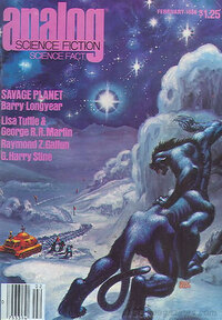 Analog Science Fact & Fiction February 1980 magazine back issue cover