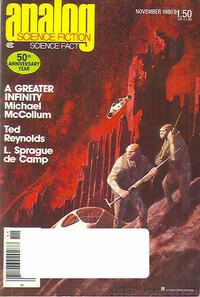 Analog Science Fact & Fiction November 1980 magazine back issue cover