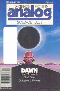 Analog Science Fact & Fiction April 1981 magazine back issue cover