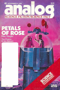 Analog Science Fact & Fiction November 1981 magazine back issue cover
