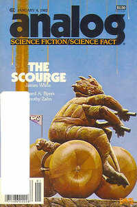 Analog Science Fact & Fiction January 1982 magazine back issue cover