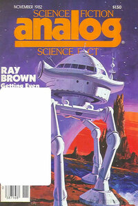 Analog Science Fact & Fiction November 1982 magazine back issue cover