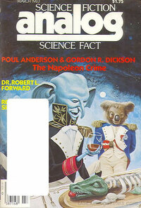 Analog Science Fact & Fiction March 1983 magazine back issue cover