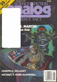 Analog Science Fact & Fiction January 1985 magazine back issue cover