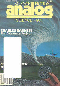 Analog Science Fact & Fiction February 1985 magazine back issue cover