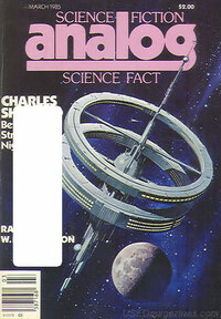 Analog Science Fact & Fiction March 1985 magazine back issue cover