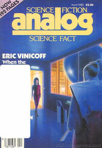Analog Science Fact & Fiction April 1985 magazine back issue cover