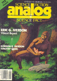 Analog Science Fact & Fiction September 1985 magazine back issue cover