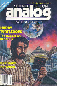 Analog Science Fact & Fiction May 1987 magazine back issue cover
