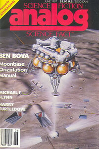 Analog Science Fact & Fiction June 1987 magazine back issue cover