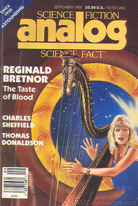 Analog Science Fact & Fiction September 1988 magazine back issue cover