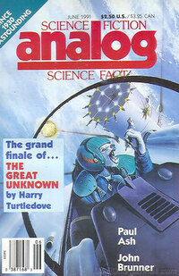 Analog Science Fact & Fiction June 1991 magazine back issue cover