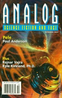 Analog Science Fact & Fiction October 2001 magazine back issue cover