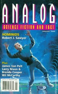 Analog Science Fact & Fiction January 2002 magazine back issue cover