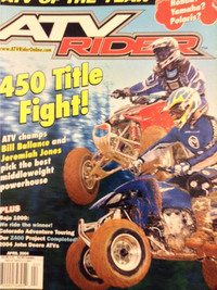 ATV Rider April 2004 magazine back issue cover