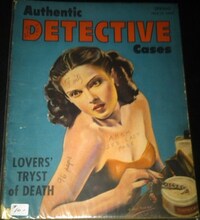 Authentic Detective Cases # 2, Spring 1944 magazine back issue cover