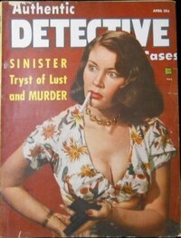 Authentic Detective Cases # 3, April 1950 magazine back issue cover