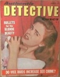 Authentic Detective Cases # 2, March 1953 magazine back issue cover