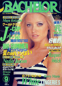 Bachelor September 2001 magazine back issue cover