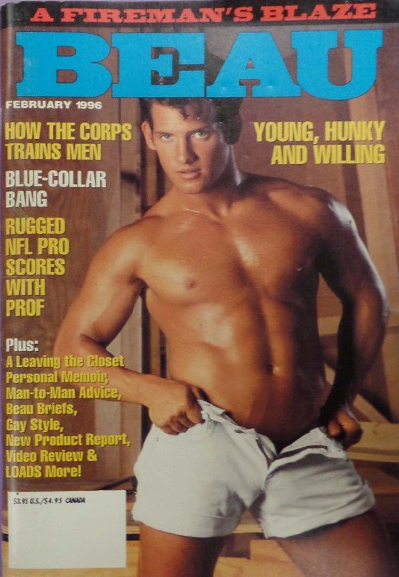 Beau February 1996 February 1996 magazine back issue cover