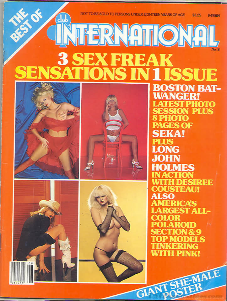 Best of Club International, The # 8 Number #8 magazine back issue cover