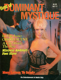 Best of Dominant Mystique Vol. 1 # 2 magazine back issue cover