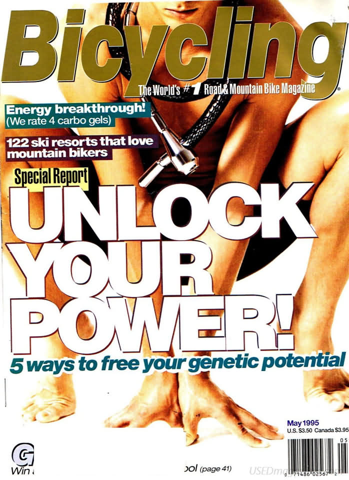 Bicycling May 1995 May 1995 magazine back issue cover