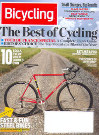 Bicycling August 2012 magazine back issue cover