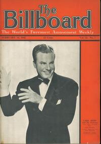 Billboard February 14, 1942 magazine back issue cover