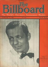 Billboard February 21, 1942 magazine back issue cover