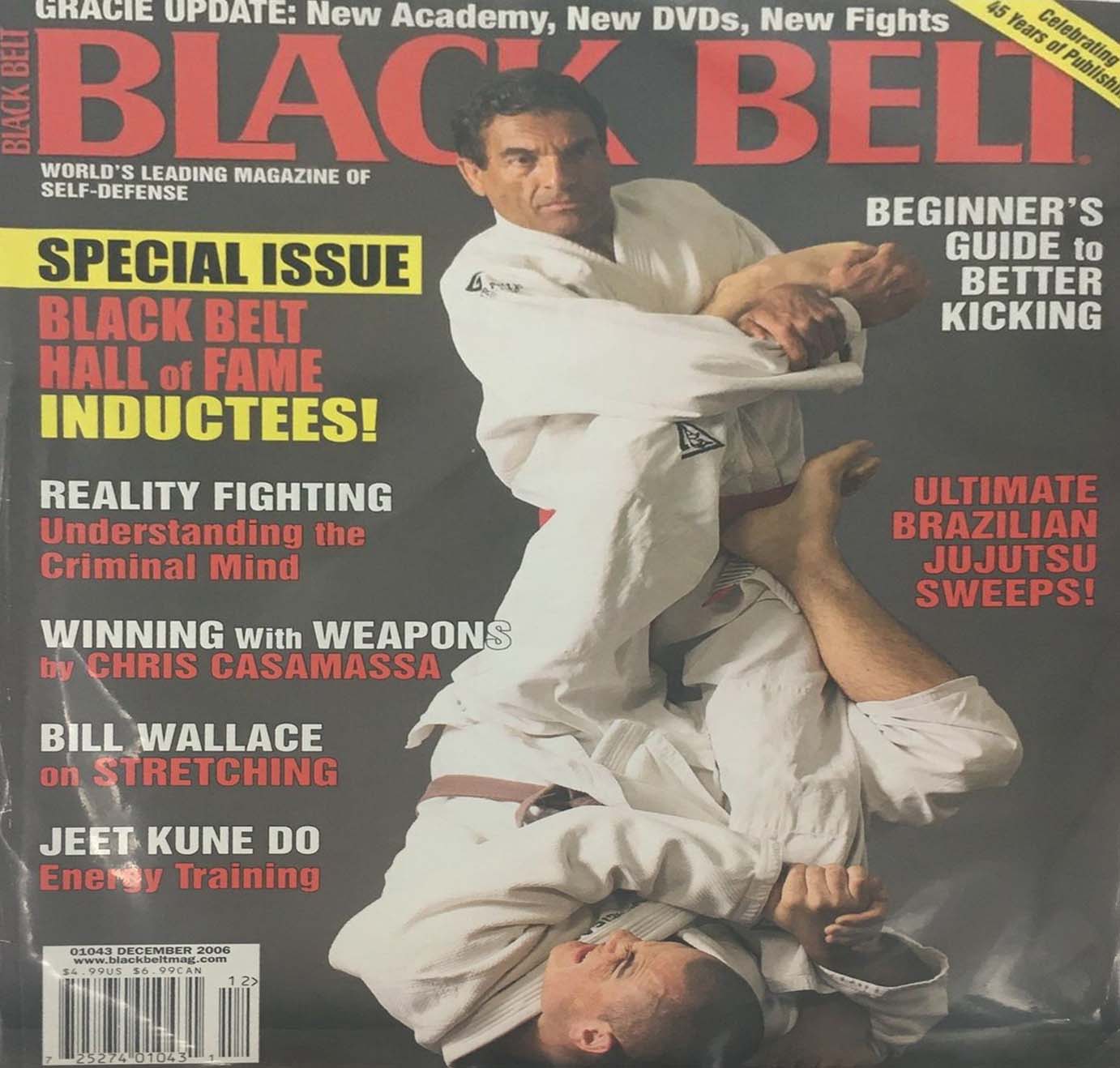 Black Belt December 2006 December 2006 magazine back issue cover