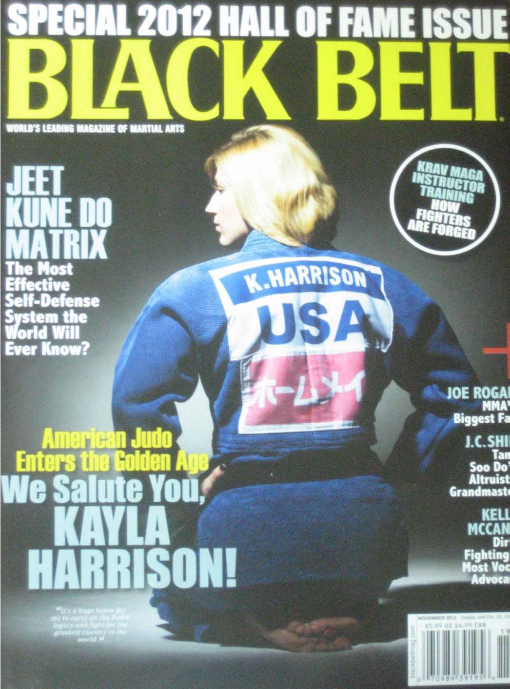 Black Belt November 2012 November 2012 magazine back issue cover