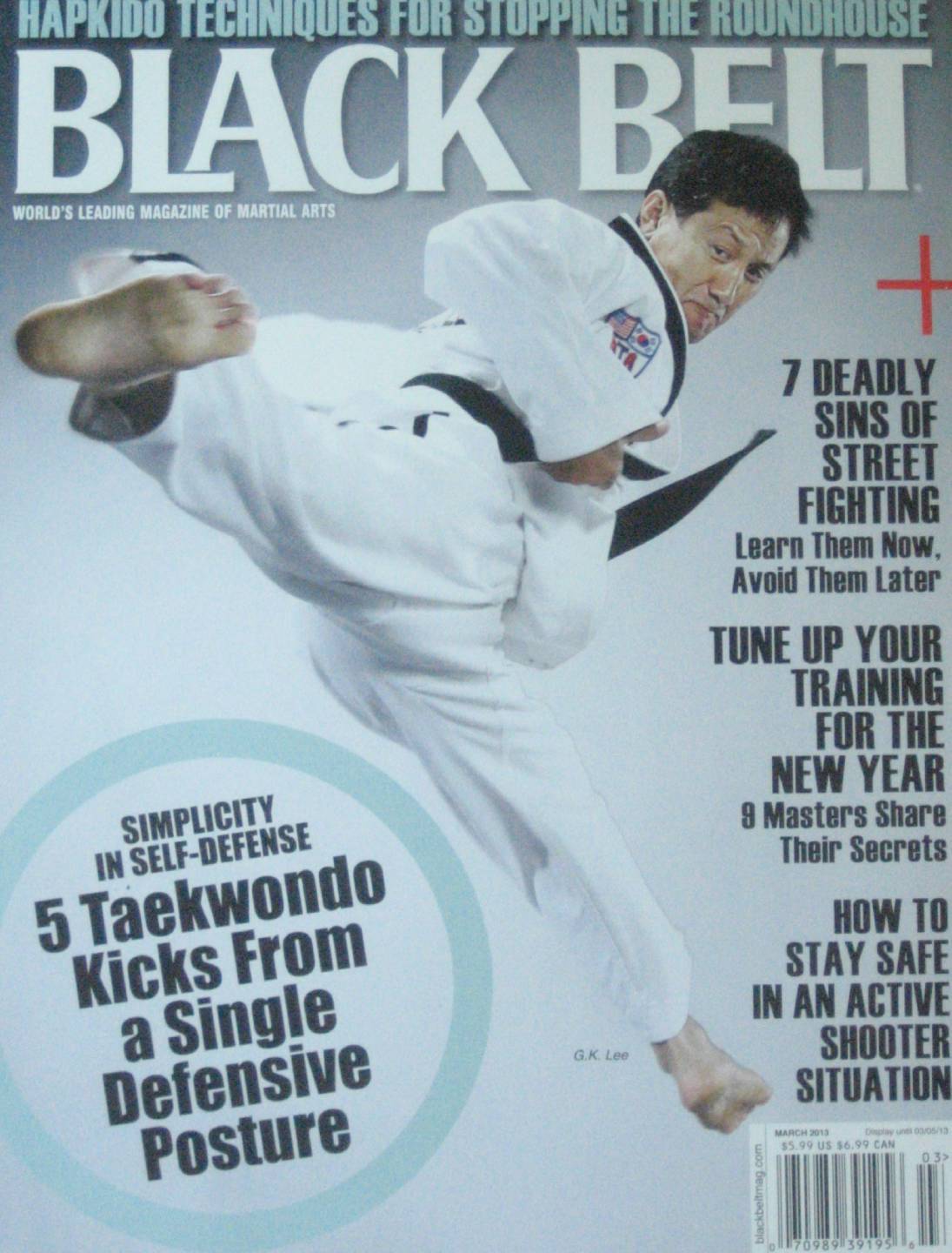 Black Belt March 2013 March 2013 magazine back issue cover