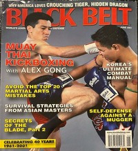 Black Belt June 2001 magazine back issue cover