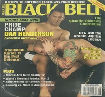 Black Belt August 2006 magazine back issue cover