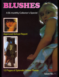 Blushes # 1 magazine back issue cover